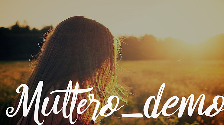 Muttero_demo Font