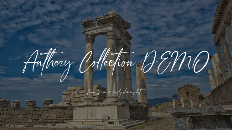 Anthery Collection DEMO Font