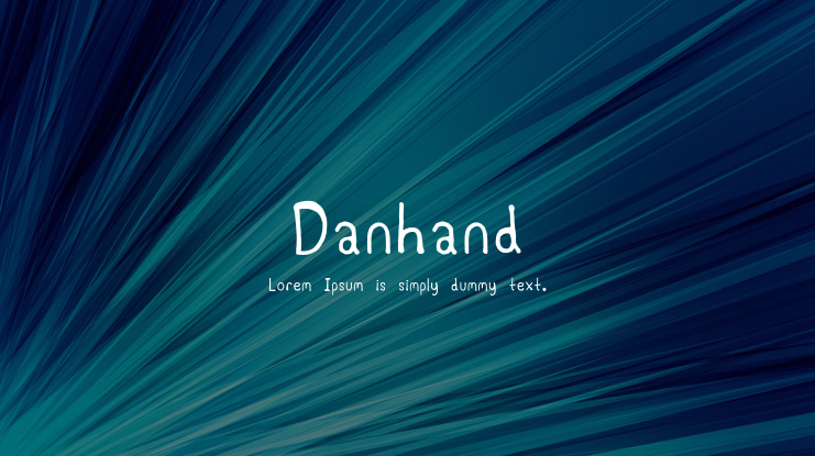 Danhand Font
