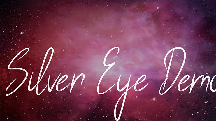 Silver Eye Demo Font