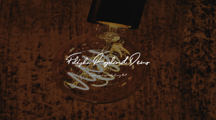 Felisha Roseland Demo Font