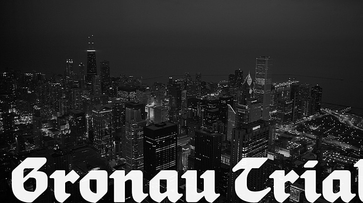 Gronau Trial Font Family