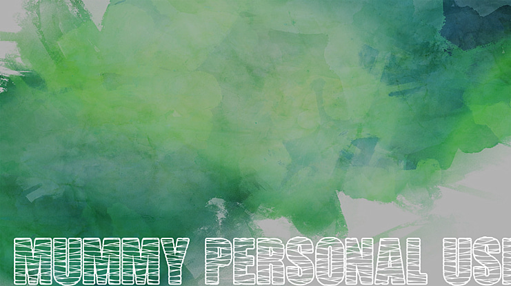 MUMMY PERSONAL USE Font