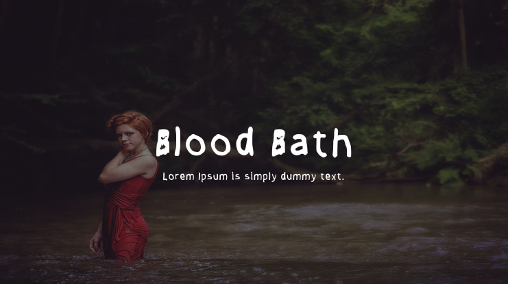 Blood Bath Font