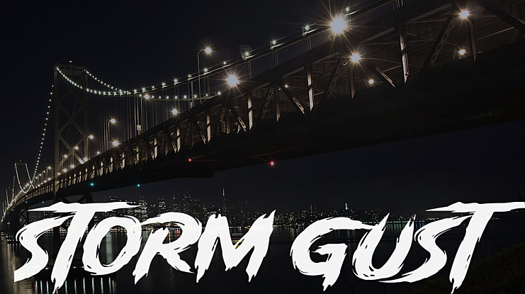 Storm Gust Font