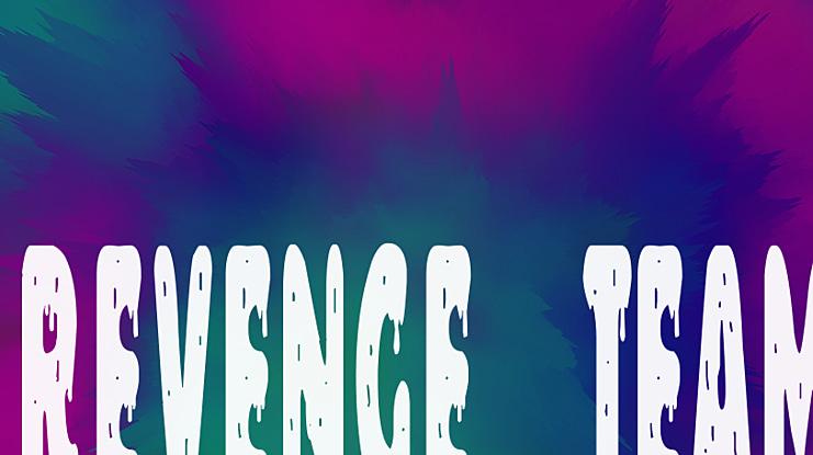 Revenge Team Font