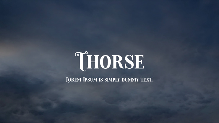 Thorse Font