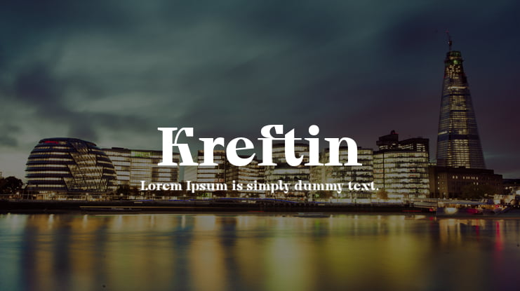 Kreftin Font