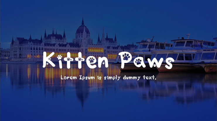 Kitten Paws Font