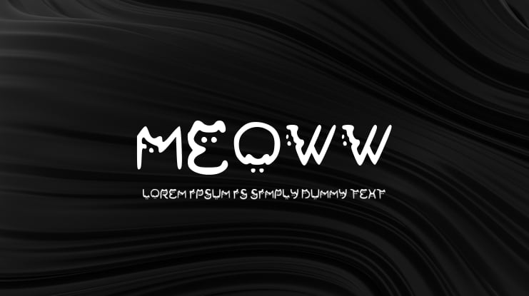 Meoww Font