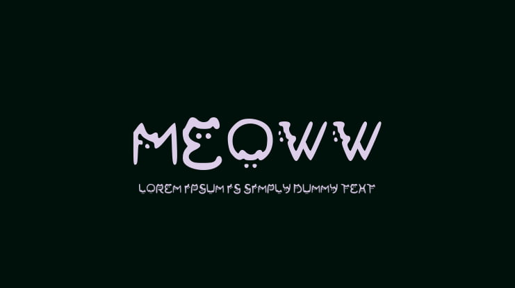Meoww Font