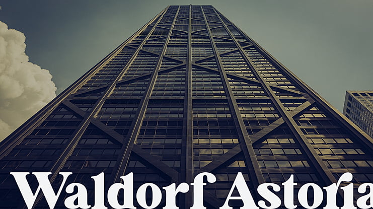 Waldorf Astoria Font