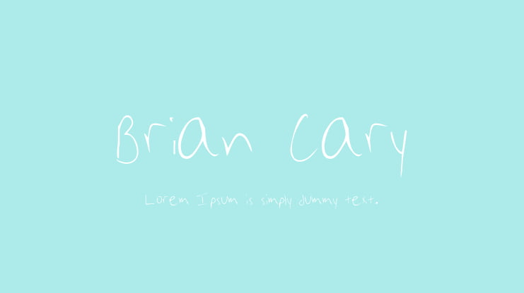 Brian Cary Font