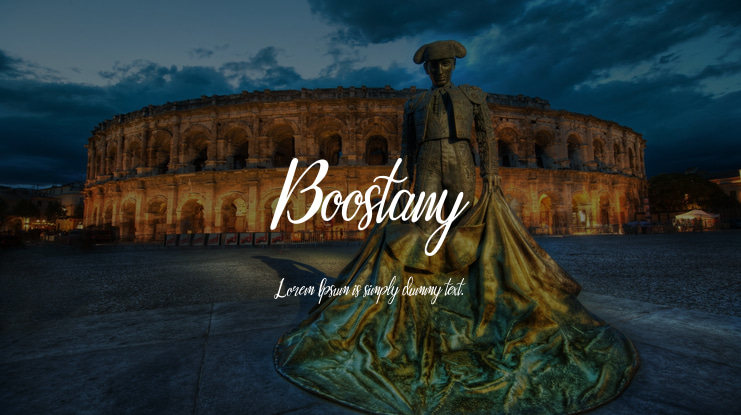 Boostany Font