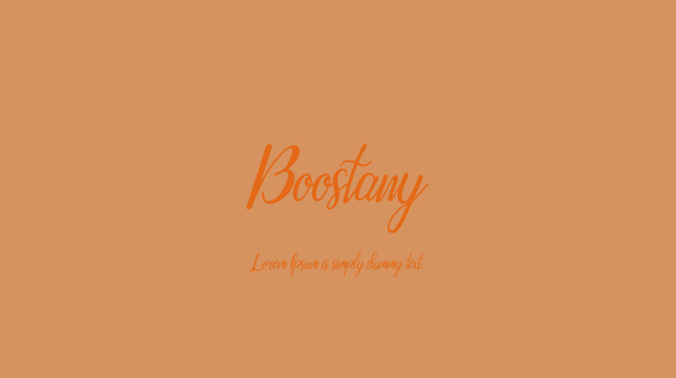 Boostany Font