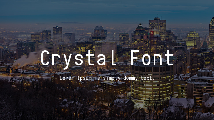 Crystal Font