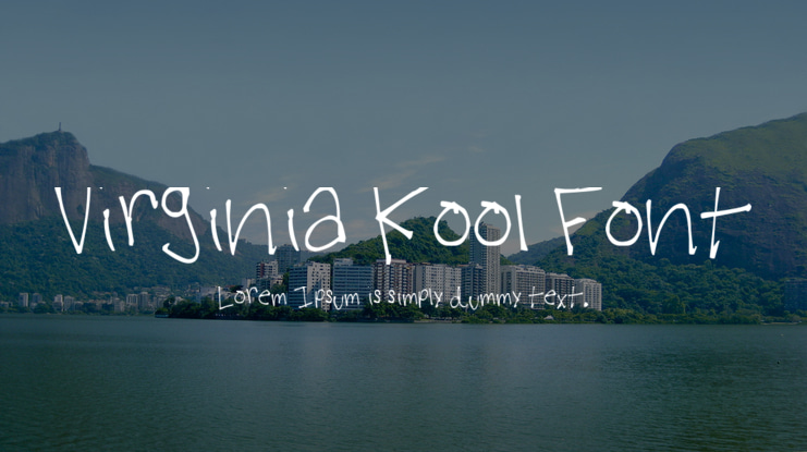 Virginia Kool Font