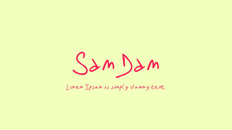 SamDam Font