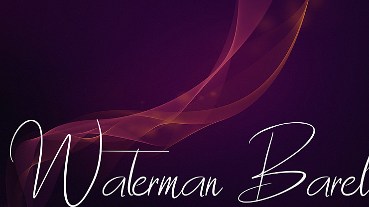 Waterman Barel Font