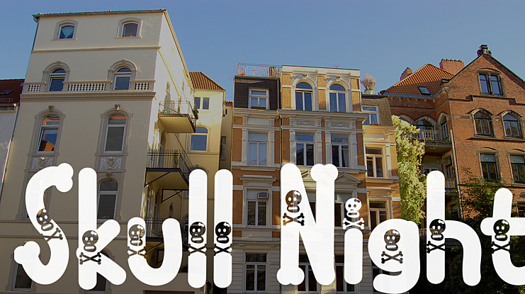 Skull Night Font