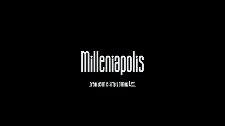 Milleniapolis Font