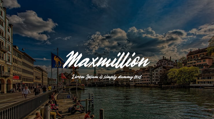 Maxmillion Font