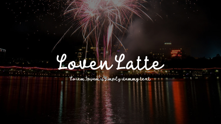 Loven Latte Font