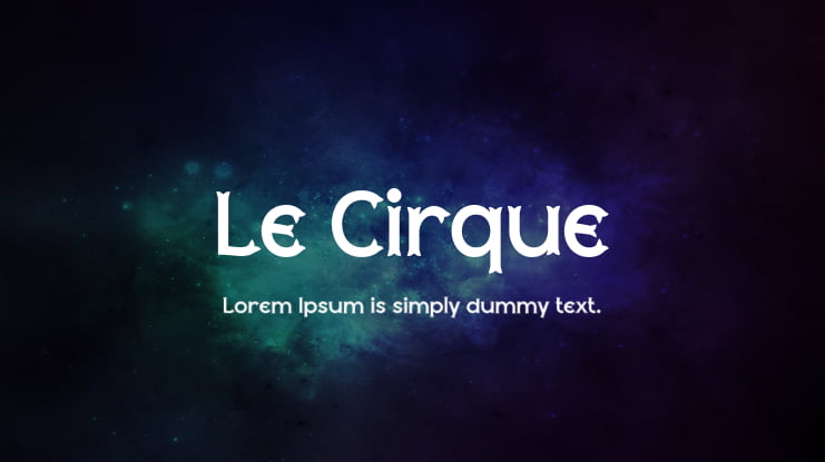 Le Cirque Font