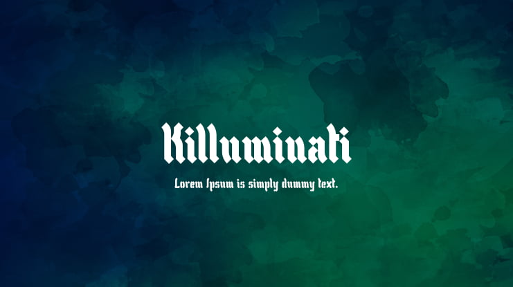 Killuminati Font
