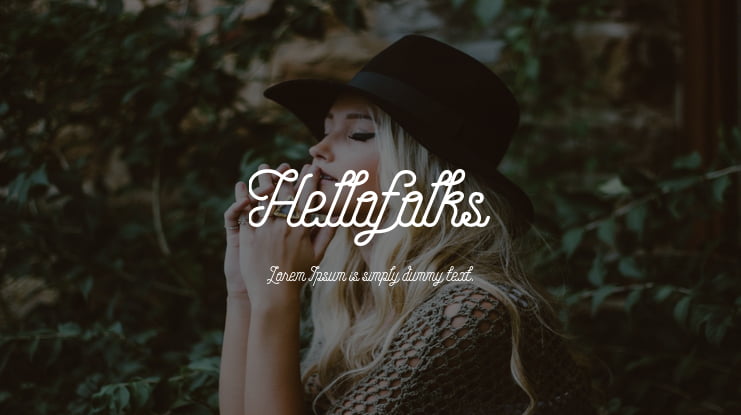 Hellofolks Font