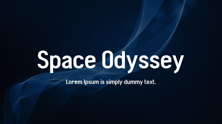 Space Odyssey Font