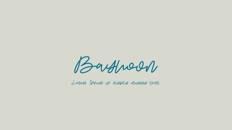 Bayhoon Font