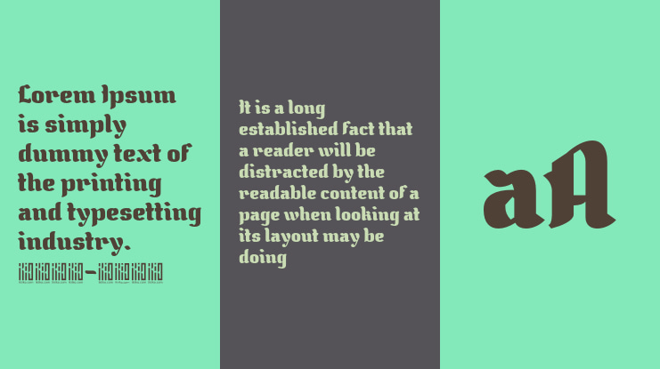 The Black Knight Font