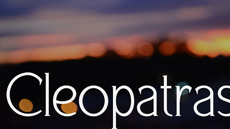 Cleopatras Font