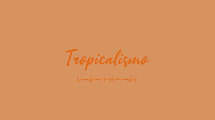 Tropicalismo Font