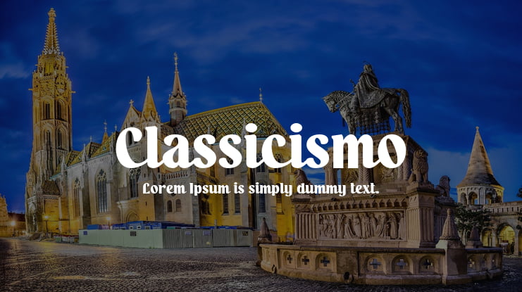 Classicismo Font