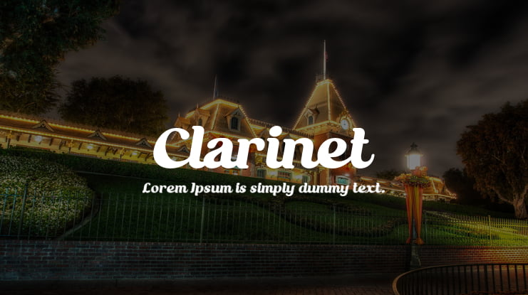 Clarinet Font
