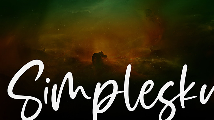 Simplesky Font