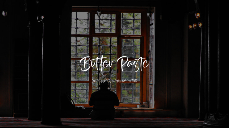 Butter Paste Font