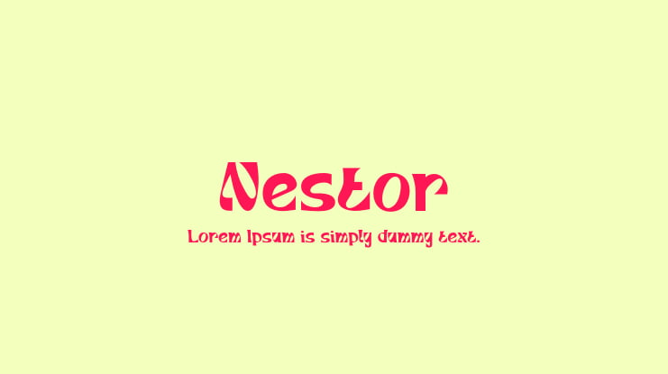 Nestor Font
