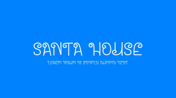 Santa House Font