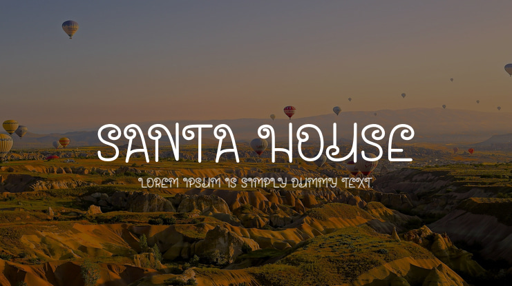Santa House Font