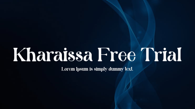 Kharaissa Free Trial Font