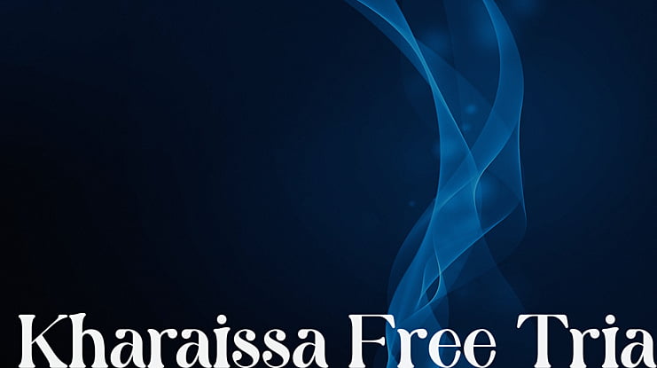Kharaissa Free Trial Font