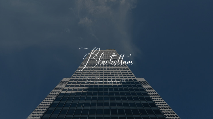 Blacksttam Font
