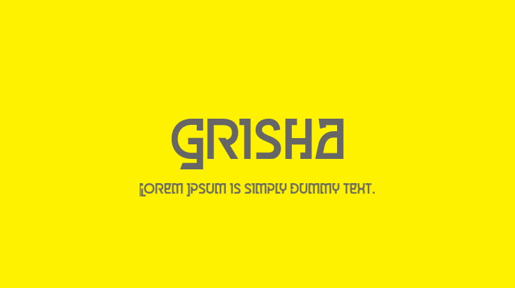 Grisha Font