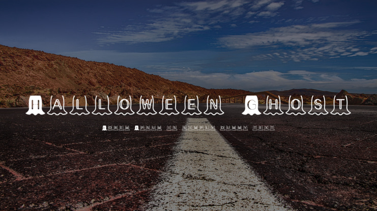 Halloween Ghost Font