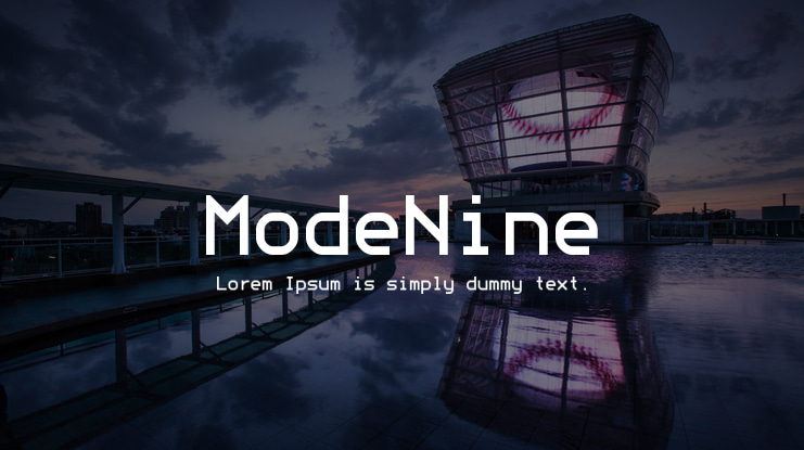 ModeNine Font