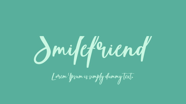 Smilefriend Font