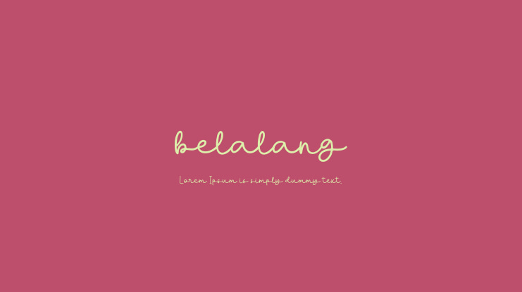 belalang Font